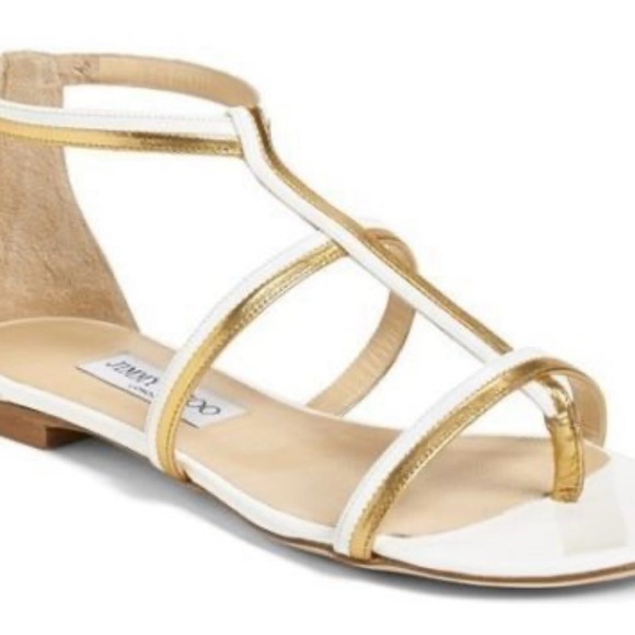 JIMMY CHOOSE Tabitha gladiator sandal - size 38.5 - Picture 1 of 10